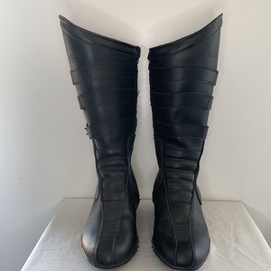 Speed and Strength MotoLisa Size 10 Black Leather Moto Riding Boots  KEA